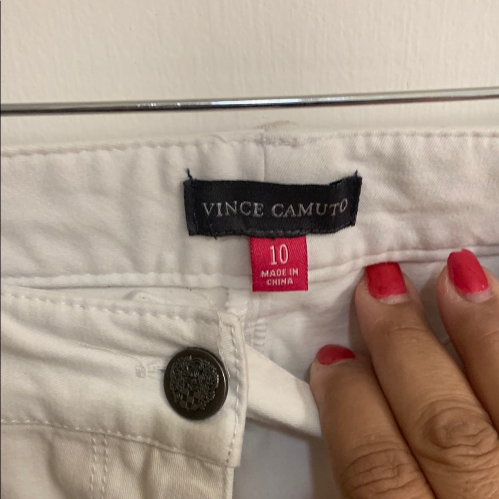 Vince Camuto White Denim Jeans in Sz 10 - Picture 3 of 11